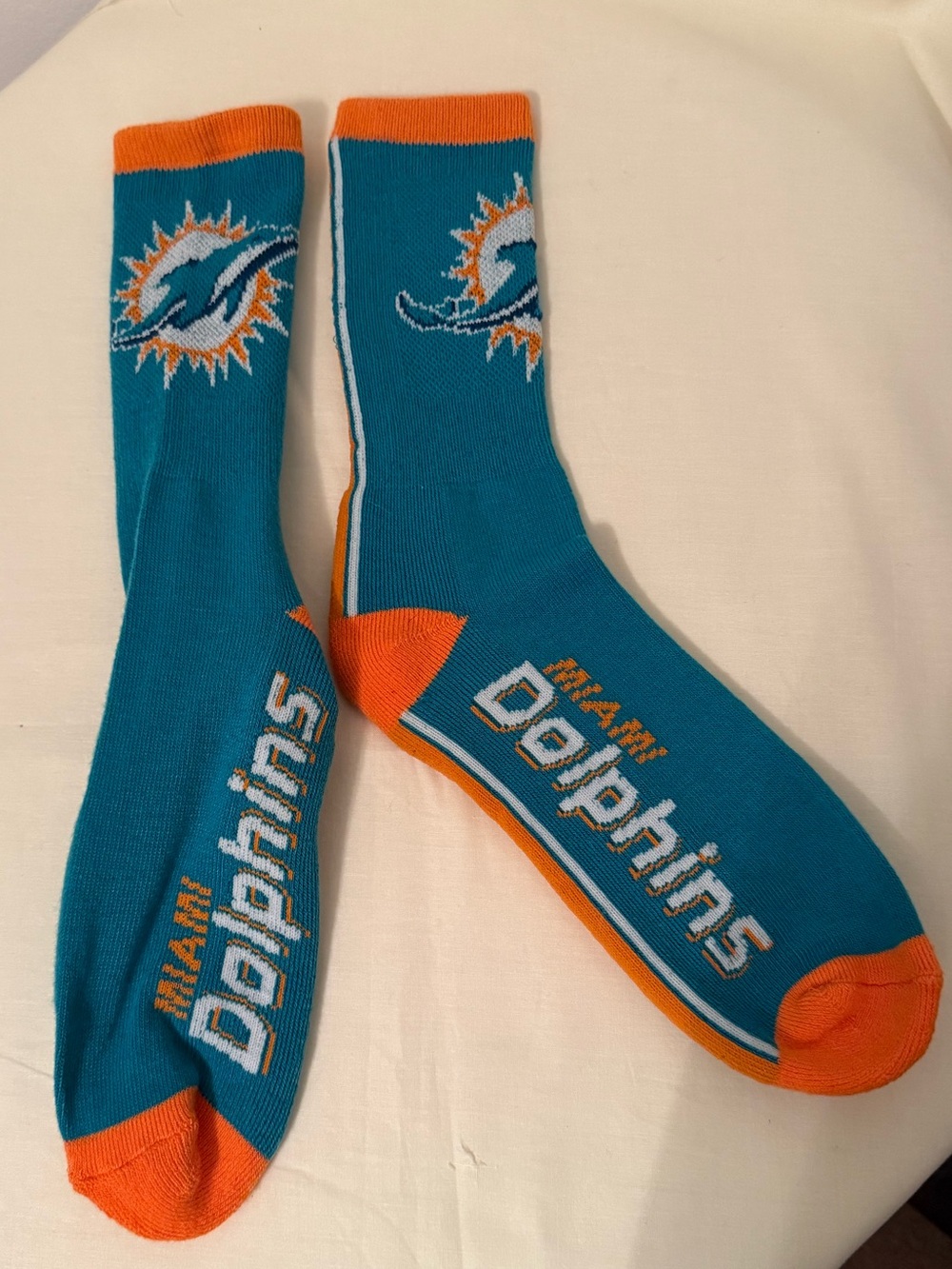 Miami Dolphins  Crew Socks